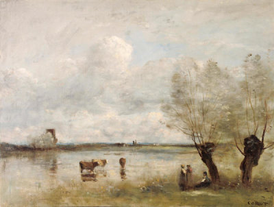 Camille Corot - Noonday, 1850-1875