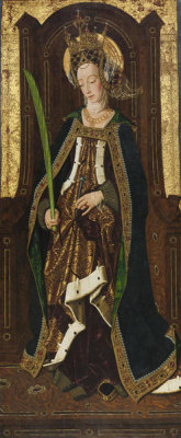 Bartolome Bermejo - Saint Engracia, about 1474