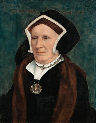 Hans Holbein the Younger - Lady Margaret (Bacon) Butts, about 1541-1543