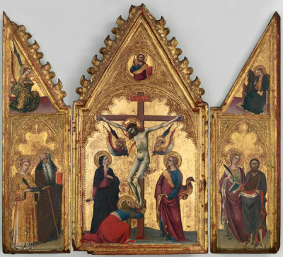 Andrea Vanni - The Crucifixion, with Saints, about 1353-1414