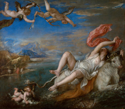 Titian - Rape of Europa, 1562