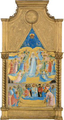 Fra Angelico - The Dormition and Assumption of the Virgin, 1424-1434