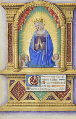 Jean Bourdichon - Book of Hours: The Virgin Mary in Glory, 1490-1515