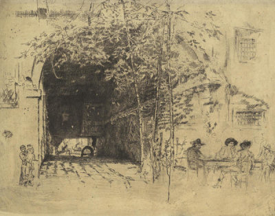James McNeill Whistler - First Venice Set: The Traghetto, No. 2, 1880