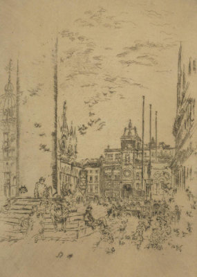 James McNeill Whistler - First Venice Set: The Piazzetta, 1879-1880