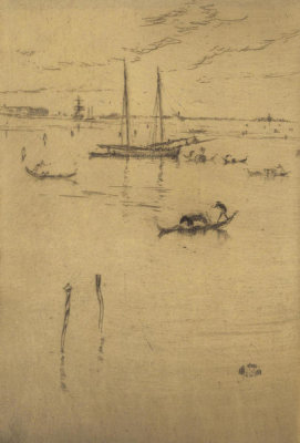 James McNeill Whistler - First Venice Set: The Little Lagoon, 1880