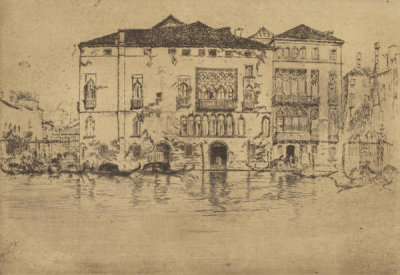 James McNeill Whistler - First Venice Set: The Palaces, 1880