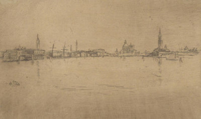 James McNeill Whistler - Second Venice Set: Salute Dawn, 1879-1880