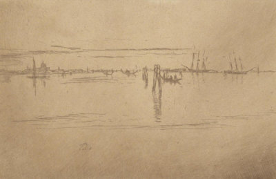 James McNeill Whistler - Second Venice Set: The Long Lagoon, 1879-1880