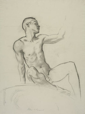 John Singer Sargent - Study of a Male Nude, 1917-1921