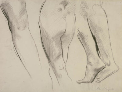 John Singer Sargent - Study for Three Dancing Figures, 1917-1921