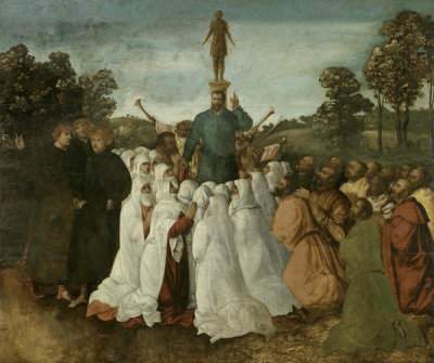 Unknown Italian artist - The Adoration of the Statue of Nebuchadnezzar, 1525-1550