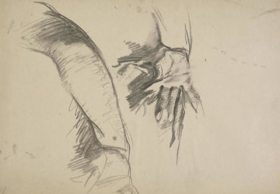 John Singer Sargent - Study for El Jaleo: Dancer's Hand and Arm, 1881