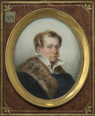 M. Becich - Miniature of Joseph Dwernicki, 1833