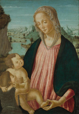 Francesco Botticini - Virgin and Child with the Infant Saint John the Baptist, about 1471-1474