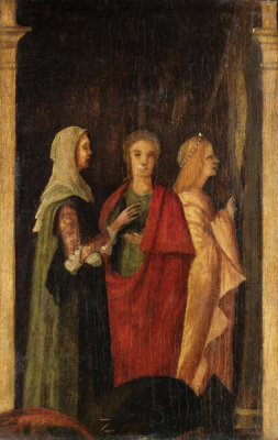 Unknown Italian artist - Three Women, 15th century