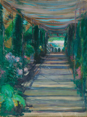 Andreas M. Andersen - Pergola, Green Hill, late 19th century - early 20th century