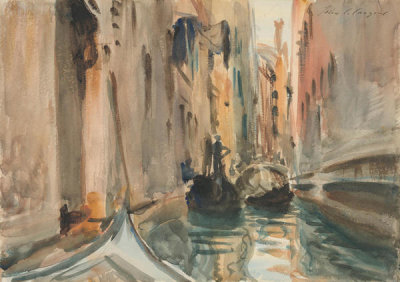 John Singer Sargent - Rio di San Salvatore, Venice, 1906-1911