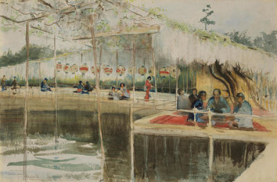 Ralph Wormeley Curtis - A Japanese Tea-House, 1891