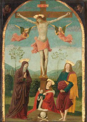 Alesso di Benozzo (Il Maestro Esiguo) - The Crucifixion, about 1480 - 1500