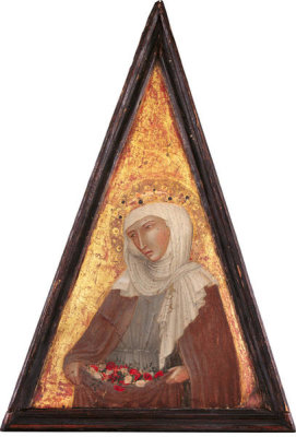Ambrogio Lorenzetti - Saint Elizabeth of Hungary, about 1319-1347