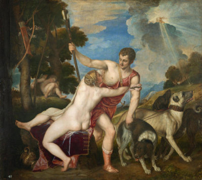 Titian - Venus and Adonis, about 1553-1554