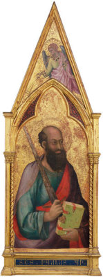 Simone Martini - St. Paul (from multi-paneled Servite altarpiece), about 1320