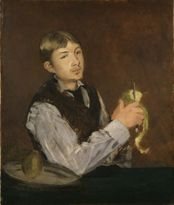 Edouard Manet - Young Boy Peeling a Pear, about 1868