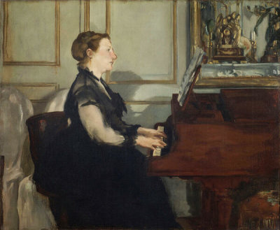 Edouard Manet - Madame Manet at the Piano, 1868